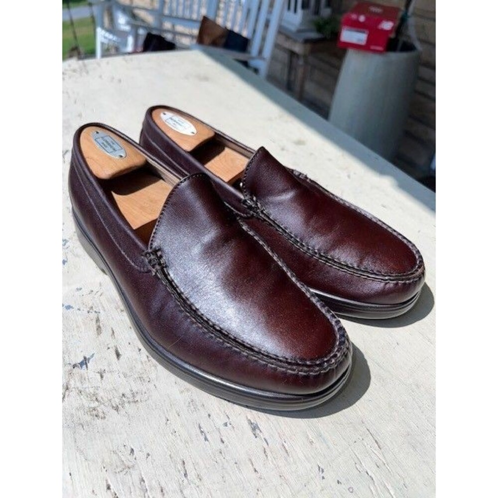 SAS Venetian Slip On Loafers Comfort Shoes Men’s Size 10.5W Brown EXCLT